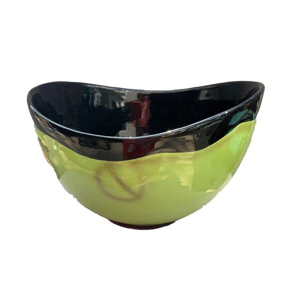 Frankenstein 12” W Large Ceramic Bowl Candy Halloween Decor Green Home Decor - Picture 4 of 10